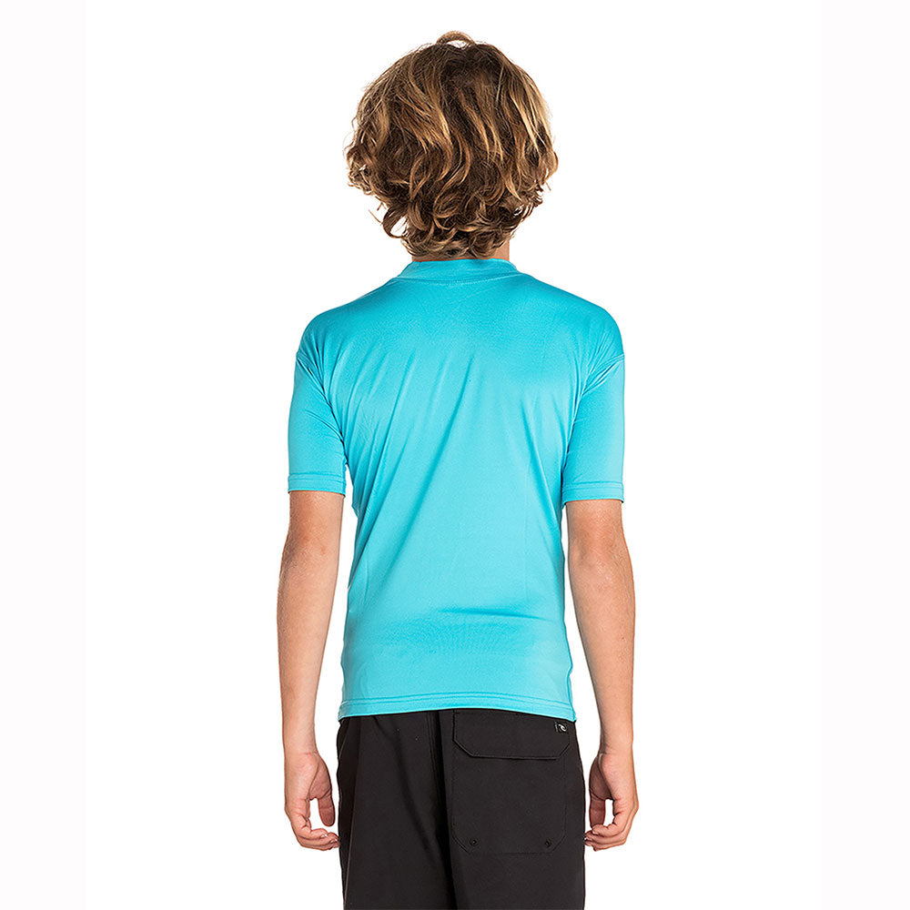 Rip Curl Junior Corpo Short Sleeved UV Tee - Blue