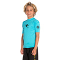 Rip Curl Junior Corpo Short Sleeved UV Tee - Blue
