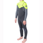 Rip Curl Junior Dawn Patrol 5/3mm Chest Zip Full Wetsuit  - Lime