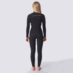 Rip Curl Womens Dawn Patrol 3/2 Chest Zip - Black