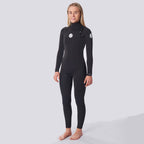 Rip Curl Womens Dawn Patrol 3/2 Chest Zip - Black