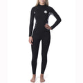 Rip Curl Womens Dawn Patrol 5/3mm Back Zip Wetsuit - Black/Black