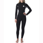 Rip Curl Womens Dawn Patrol 5/3mm Back Zip Wetsuit - Black/Black