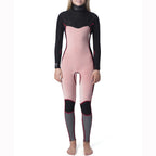 Rip Curl Womens Dawn Patrol 5/3mm Chest Zip Full Wetsuit  - Black
