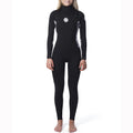 Rip Curl Womens Dawn Patrol 5/3mm Chest Zip Full Wetsuit  - Black