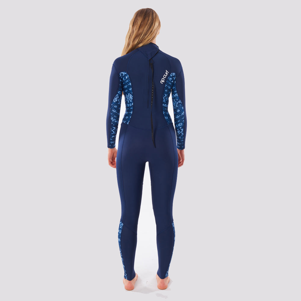 RipCurl Womens Dawn Patrol 3/2mm Back Zip Wetsuit Mid Blue