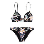 Roxy Printed Beach Classics Athletic Bikini Set