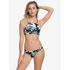 Roxy Printed Beach Classics Crop Top Bikini Set