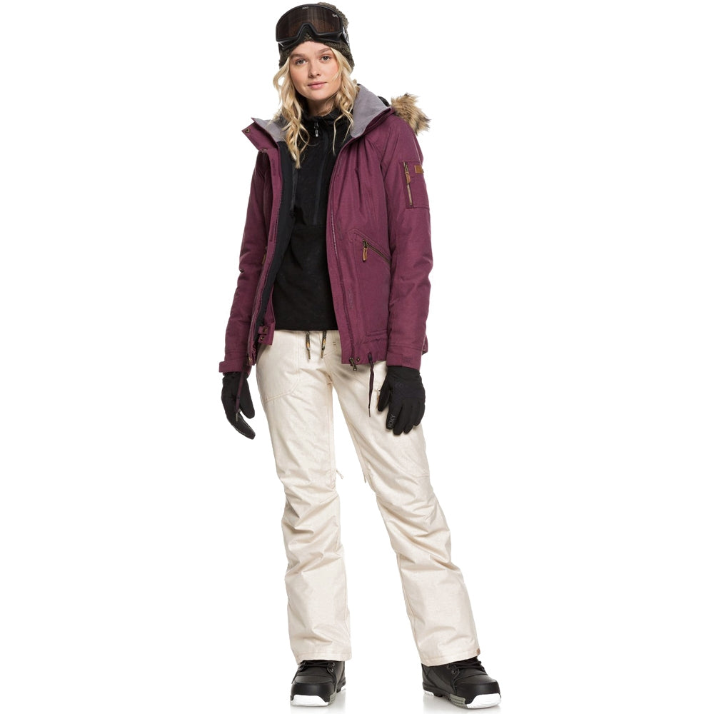 Roxy Meade Snowboard/Ski Jacket - Grape Wine