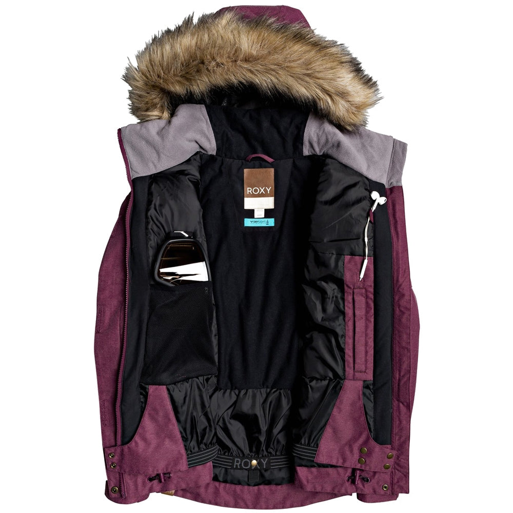 Roxy Meade Snowboard/Ski Jacket - Grape Wine