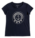 Roxy Girls See You Again Anchor Short Sleeved Tshirt