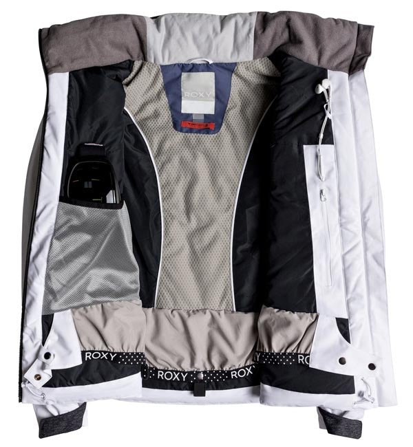 Roxy Flicker Ski/Snowboard Jacket - Bright White