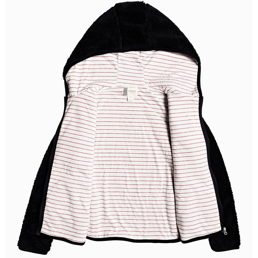 Roxy Girls Silver Water Zipped Hoodie