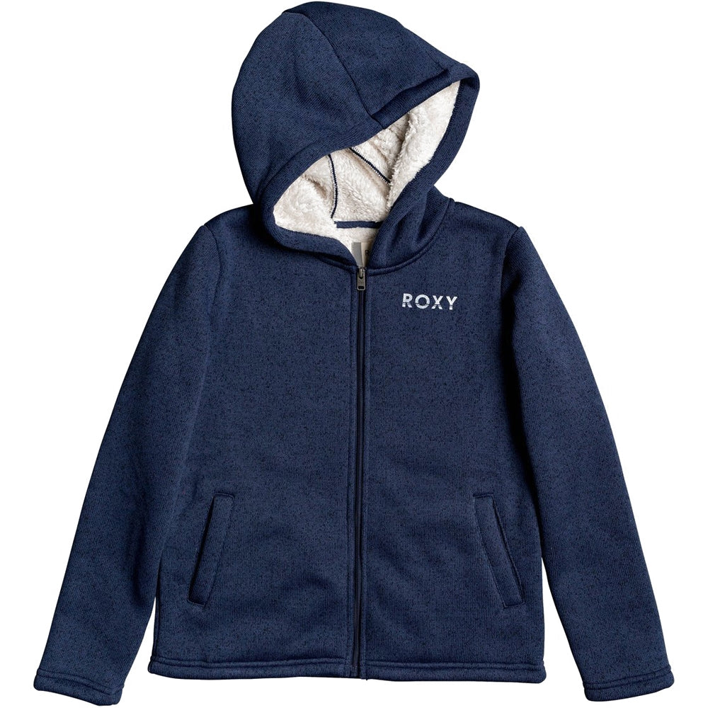 Roxy Girls Super Cosy RG Zipped Sherpa Lined Hoodie