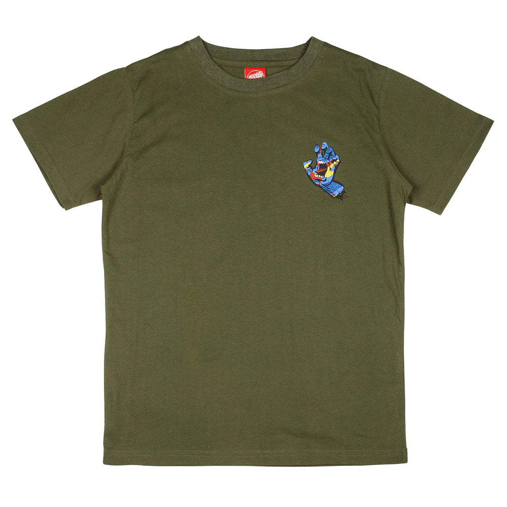 Santa Cruz Youth Primary Hand Short Sleeved T-Shirt