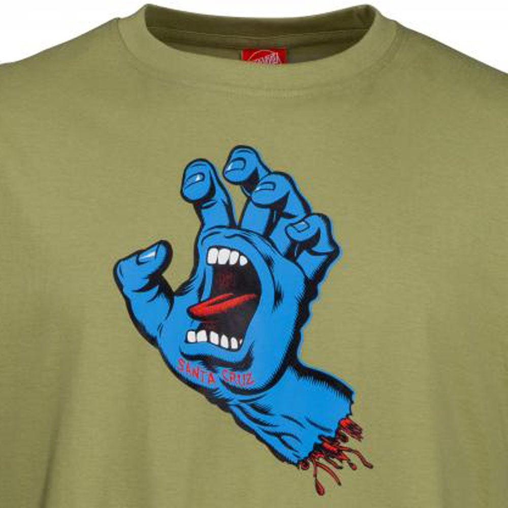 Santa Cruz Screaming Hand Short Sleeved T Shirt