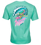 Santa Cruz Wave Slasher Short Sleeved T Shirt