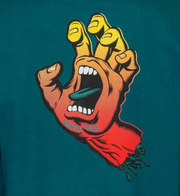 Santa Cruz Youth Fade Hand Short Sleeved T Shirt