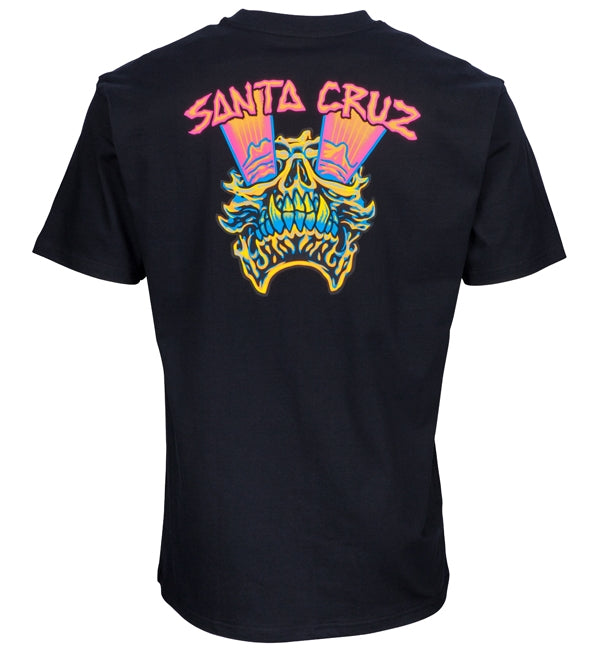 Santa Cruz Vivid Skull Short Sleeved T Shirt