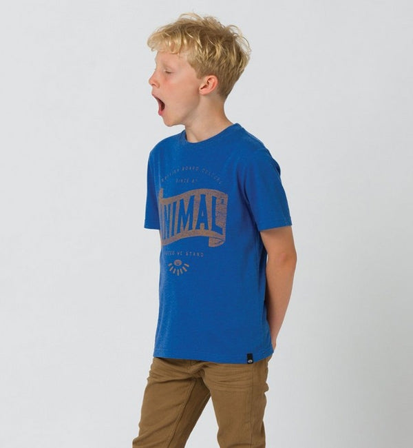 Animal Boys Scroll Short Sleeved T Shirt