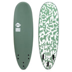 Softtech Bomber II 5'10 Surfboard - Smoke Green/White
