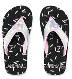 Animal Swish Glitz Girls Flip Flop