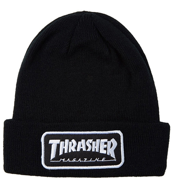 Thrasher Logo Patch Beanie