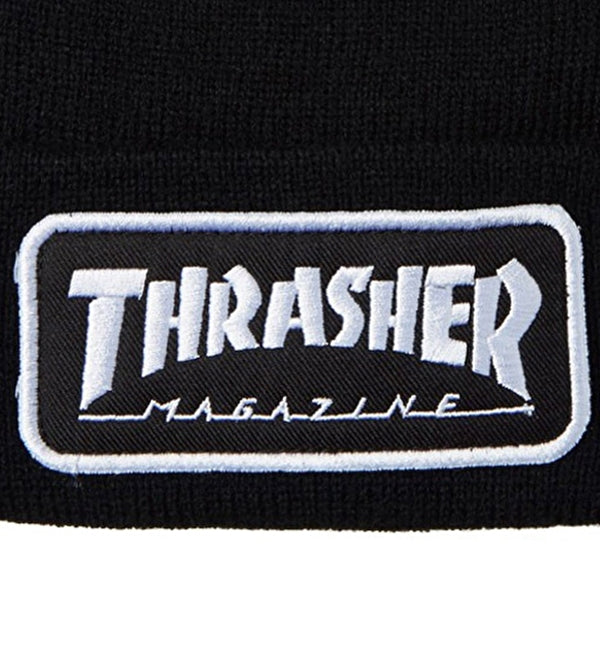 Thrasher Logo Patch Beanie