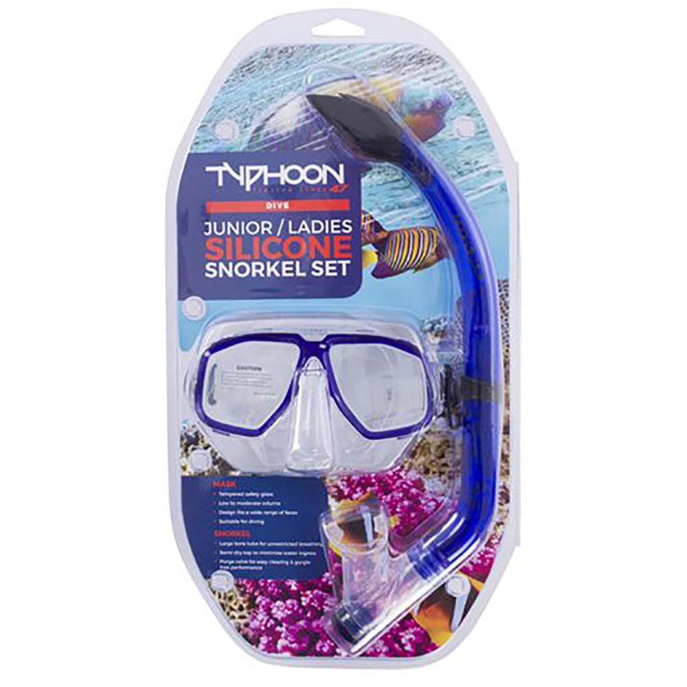 Typhoon TM4 Kids Silicone Snorkelling Set