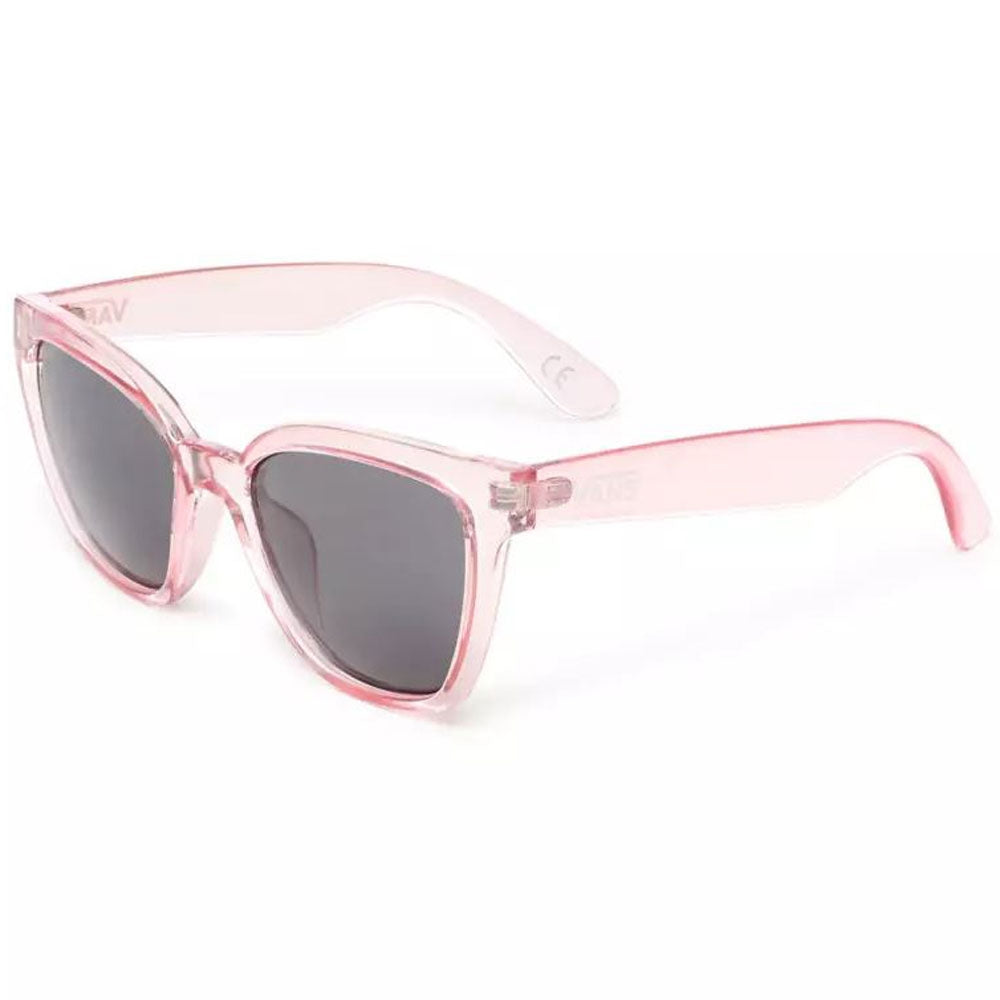 Vans Womens Hip Cat Sunglasses - Translucent Fuchsia Pink/Smoke