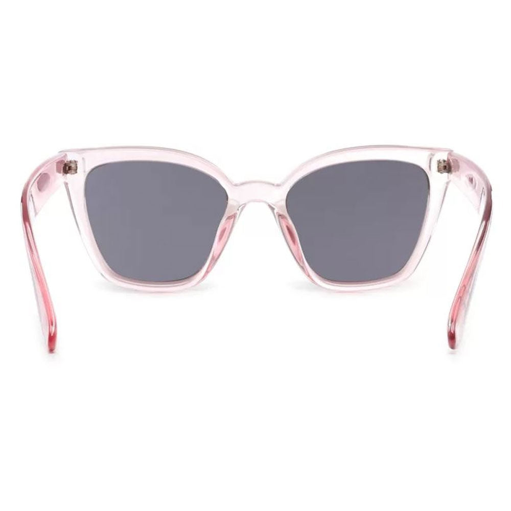 Vans Womens Hip Cat Sunglasses - Translucent Fuchsia Pink/Smoke