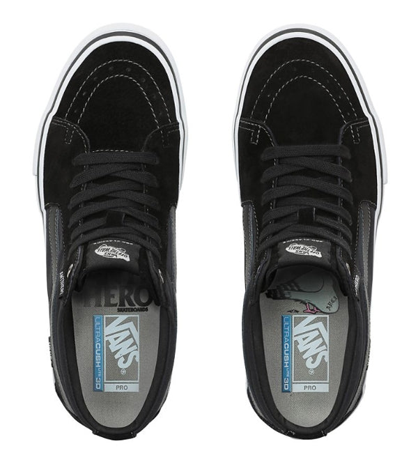 Vans Sk8 Mid Pro Skate Shoes Grosso Black Ocean Sports Boardridersguide