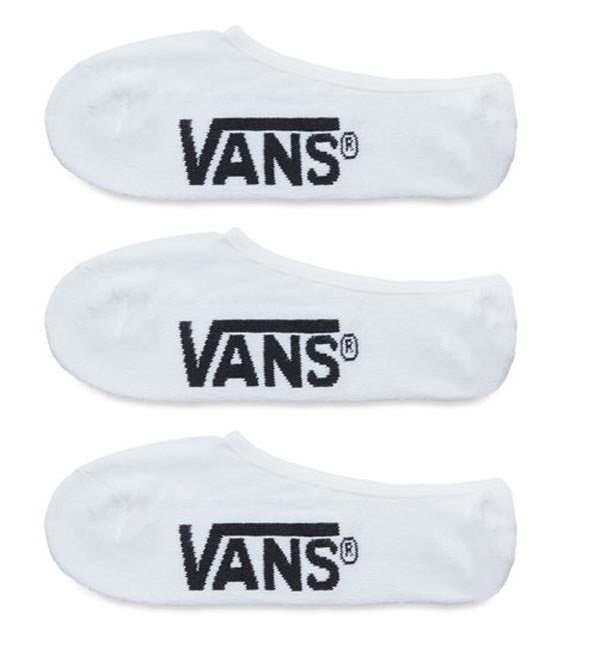 Vans Super No Show 3 Pack Socks - UK 8.5 to 12