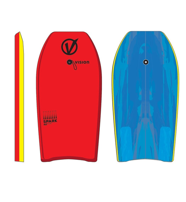 Vision Spark Slick Base 40" Bodyboard