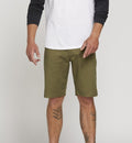Volcom Frickin Modern Stretch Shorts - Army