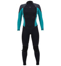 O'Neill Womens Psycho One 4/3 Back Zip Full Wetsuit - Black/Capri