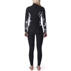 Rip Curl Womens Dawn Patrol 3/2mm Back Zip Wetsuit - Black/Black