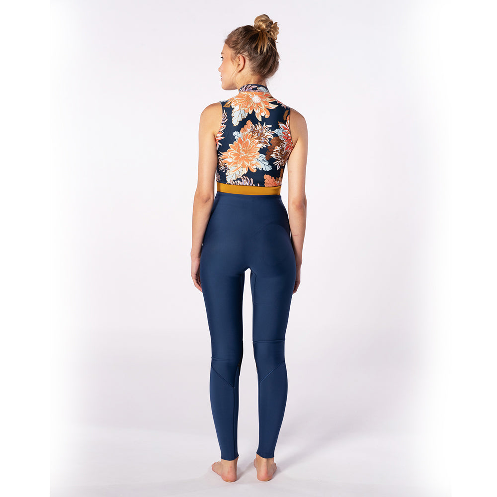 Rip Curl Womens GBomb 1.5mm FZ Sleeveless Long Jane Wetsuit-Navy