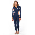 Rip Curl Womens G-Bomb 2mm Front Zip Full Wetsuit - Navy
