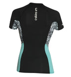 C-Skins Womens Short Sleeved Solace Crew Neck Rash Vest