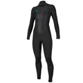 O'Neill Womens O'Riginal 4/3mm Back Zip Full Wetsuit-Black/Black