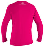 O'Neill Youth Basic Skins Long Sleeved Sun Shirt - Watermelon
