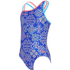 Zoggs Enchanted Crossback Multi Junior Swimsuit