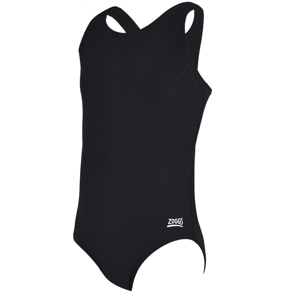 Zoggs Cottesloe Sports Back Junior Swimsuit Black